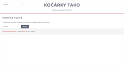 Desktop Screenshot of kocarky-tako.info