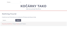 Tablet Screenshot of kocarky-tako.info